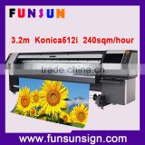 Best wide format printer 3.2m eco solvent printer Funsunjet FS-3204N /3208N with fast speed