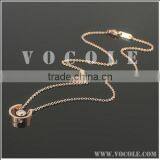 Gorgeous Wedding Jewelry Dianmond Ring Pendant Long Chain Necklace thumbnail-1