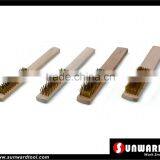 Wooden Handle Wire Brush thumbnail-1