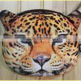 Creative Lovely Cartoon Double Print Xl 12.5x12cm 3D Solid Tiger Leopard Lions Kids Plush Small Change Coin Handbag thumbnail-3