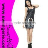 Galaxy Swan Dress Women's Sleeveless Skirt Wholesale thumbnail-2