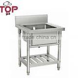 Stainless Steel AISI201 Single Sink Bench thumbnail-2