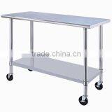 NSF Approval Detechable Prep Stainless Steel Work Table for Commercial Kitchen or Restaurant thumbnail-4