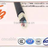 Red PVC Insulated Al Armoured Taping Flat Concentric Cable