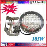 Hot Sale 9" Led Work Light Offroad Auto 12V 9 Inch 185w Led Driving Lights