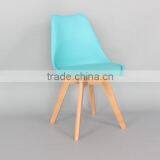 High Quality Beech Legs PU Emes Dining Chair, Dining Room Chair Design