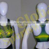 sublimated/digital print small quantity Gym Bra,fitness bra, yoga bra