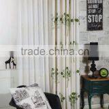 100% Polyester Luxury Salon Hall Polyester Green Embroidery Sheer Voile Fabric Curtain thumbnail-4