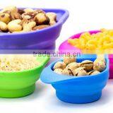 Colorful Kitchen Hot Selling Folding Silicone Measuring Cups 4-Piece Set thumbnail-1