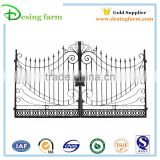 Powder coating iron square tube gate designs for sale