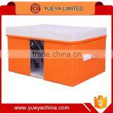 Handheld Home Office Storage Box With Display Window-orange L Size thumbnail-1