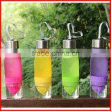 Lemon Cup Water Bottle 650ml Multi Color H2O Drink More Water Drinking Bottle thumbnail-6