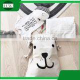 Baby Kids Children Cotton Canvas Toy Storage Bag Bear Pattern Canvas Laundry Sack Bag thumbnail-2