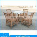 Great Durability Factory Directly Outdoor Furniture Top Quality Aluminum Rattan Round Dinning Table Mexico thumbnail-1