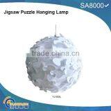 Wedding Decoration Jigsaw Puzzle Hanging Lamp thumbnail-1