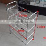Metal Wire Shoe Rack Organizer Standing Storage Shelf thumbnail-3