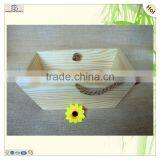 Wholesale Handmade Decorative Wood Wine Gifts Holder Basket thumbnail-2