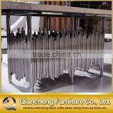 Luxury MDF Top Stainless Steel Dining Table Hotel Furniture