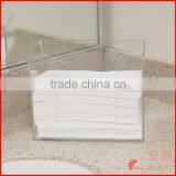 Countertop Clear Acrylic Guest Towel Holder thumbnail-1