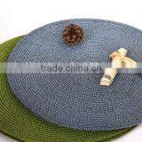 Eco Plastic Tablemat/braided Placemat/placemat for Dinnerware