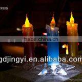 Acrylic Star Bottom LED Warmwhite Lighting Candle Wedding Party Decoration thumbnail-1