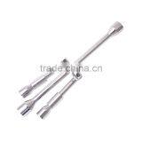 14" Folding Cross Rim Wheel Tyre Wrench Socket Car Auto Tools