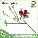 Factory Wholesale Knotted Bamboo Skewer With Twisted thumbnail-5
