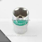 Berrylion Dual Color Surface 1/2" Hexagon Socket Cr-v Socket