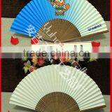 Customized Prnting Logo Hand Folding Fan in Cartoon Style thumbnail-1