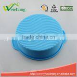 WCA093 Silicone Cake Mold Non-stick Bake Ware Tools Silicone Round Cake Mould Pan Blue thumbnail-2