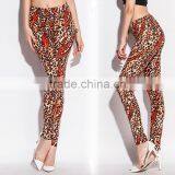 2015 OEM Factory New Arrival Top Fashion Knit Stretchy Printing Fashion Leggings for Women thumbnail-4