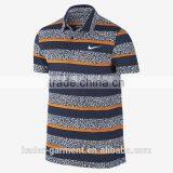 Wholesale Short Sleeve 100% Cotton Mens Polo Shirts With Highlight Stripe thumbnail-5