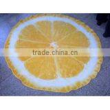 China Supplier100% Cotton Printed Circle Beach Towel With Elastic thumbnail-4