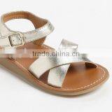 China Wholesale New Fashion Little Girls Nude Beach Sandal thumbnail-1