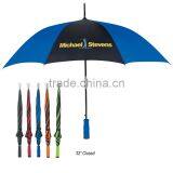 46" Arc Automatic Umbrella - 32" when closed, nylon material, metal shaft and comes with your logo