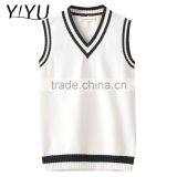 Casual Loose Flower Embroidery Knit School Uniform Cardigans for Students thumbnail-5