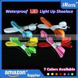 High Quality Nylon LED Shoe Laces - Party Led Flashing Cheerful Lighting Shoelace - Light Up Orange Glowing LED Shoelaces thumbnail-3