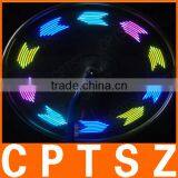 D105 Waterproof 14 Led Programmed Changeable Patterns Bicycle Light Plastic Led Bike Wheel Light thumbnail-5