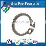 Made in Taiwan Stainless Steel External Circlips Metric Inverted External Circlip Basic External Circlip Metric thumbnail-6