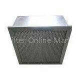 H13 / H14 Clapboard Rigid HEPA Air Filter One Side Flange , Pharmacy Deep Pleat Hepa Filter thumbnail-1