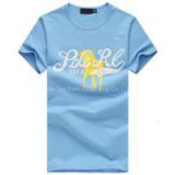 OEM 100% combed cotton men t shirts with printing