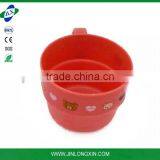 Plastic Flower Cup Red Cute Bottle Cup for Kids thumbnail-1