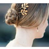 Fashion Hair accessories gold leaf hair clip
