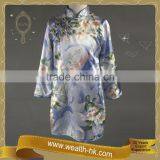 Floral Pattern Chinese Style Qipao Fancy Dress thumbnail-5