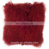 18" Mongolian Lamb Pillow thumbnail-3