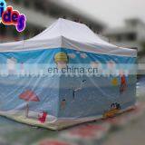 White Color Steel Frame Folding Tent With Printing thumbnail-3
