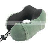 2020 Popular Cotton Fabric Ergonomic Luxury Memory Foam Travel Pillow Car Airplane Neck Support Pillow thumbnail-6