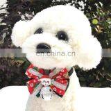 Christmas Handmade Bow Big Bells Pet Collar Dog Cat Holiday Bow Tie Collar thumbnail-3