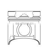 Engine Piston Kit N04C Alfin NO4C Piston 13216E0020 1321178190 1321178170 13216-E0020 13211-78190 13211-78170 thumbnail-2