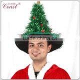 Funny Unique Design With Tinsel Christmas Tree Hat thumbnail-1